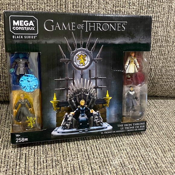 Mega Construx -Game of Thrones The Iron Throne Set with Character Figures - Picture 1 of 3